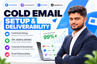 setup and warmup your cold email without burning in 24 hours
