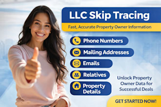 be your llc skip tracing consultant for accurate owner data