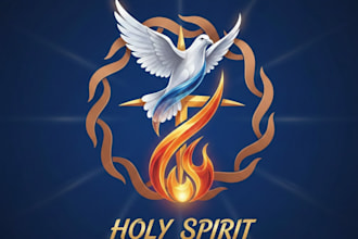 design a meaningful holy spirit logo for your church or organization