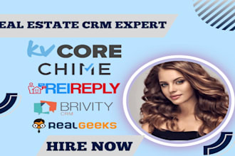expert for real estate CRM platforms kvcore, chime, lofty, rei reply, brivity
