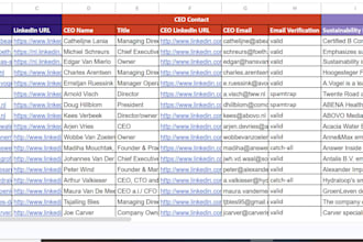 web research data entry