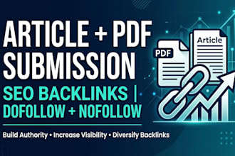 pdf submission seo backlinks dofollow and nofollow on top document sharing sites