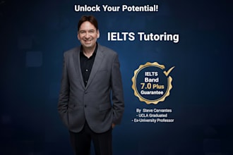 tutor ielts with a band of 7 plus guarantee