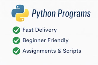 write simple python programs and scripts for beginners