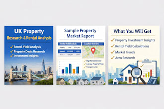 research UK property deals and rental yield opportunities