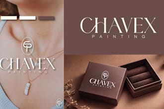 do custom elegant typography lettermark text font logo
