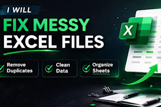 clean and fix messy excel spreadsheets
