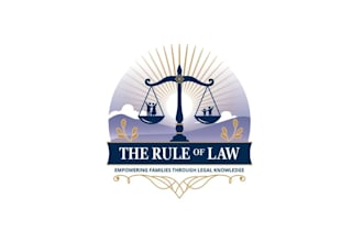 do modern attorney, legal and law firm logo