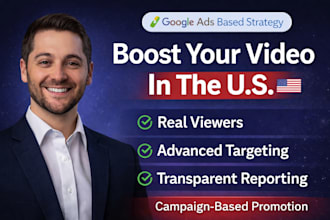 organic USA youtube video promotion using google ads