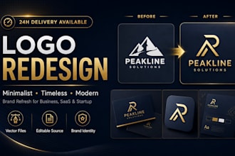 redesign your saas startup logo with modern identity