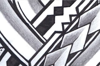 create custom tattoo design vector and sleeve tattoo artwork