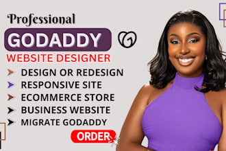 do godaddy website design, redesign godaddy website development godaddy SEO