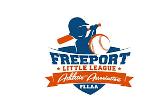 create a badass vintage rustic youth little league logo