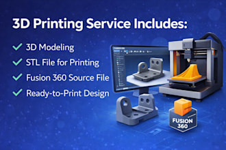 design 3d models for 3d printing in fusion 360