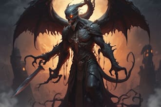 fantasy horror and fantasy horror character