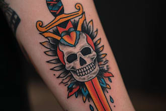 design professional tattoo and custom tattoo