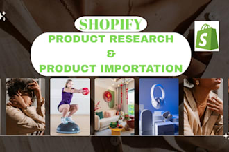 do shopify product research with SEO titles and easy importation