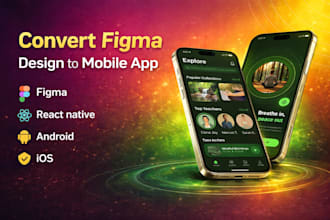 convert figma design to mobile app