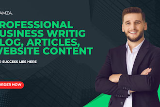 craft curated  SEO articles for your business