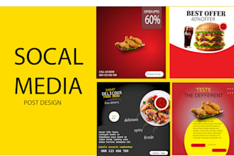 design your socail media post facebook, instagram