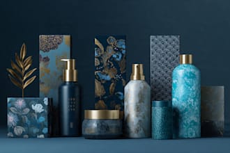 make a cosmetic packaging design for your brand