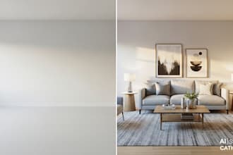 provide ai interior design staging for real estate and   home decor