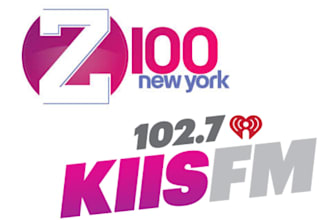do music airplay and promotion on z100 and kiis fm los angeles radio