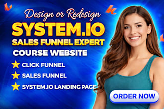 systeme io sales funnel, online course, systeme io landing page, websites, blog