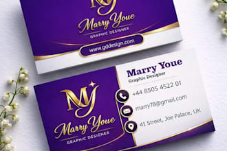 design modern minimalist luxury business card in a day