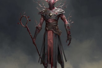 fantasy horror and fantasy horror character