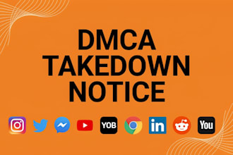 takedown facebook instagram reddit tiktok tg google under dmca