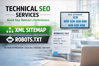 create optimize XML sitemap robots txt for website SEO index optimization
