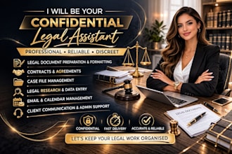 be your confidential legal assistant