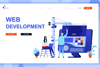 develop a full stack web application