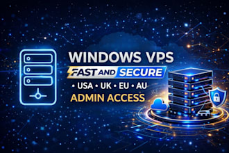 provide setup and configure windows vps server