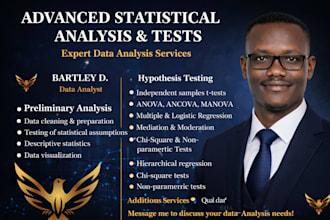 advanced statistical analysis and testing