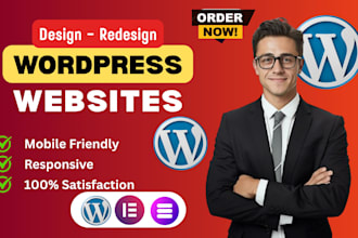 be your wordpress expert design restaurant, real estate small business websites