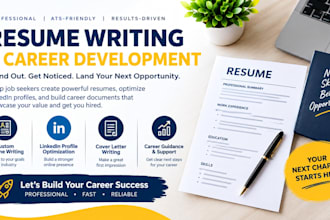 write a professional ats resume, CV and linkedin profile