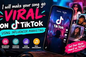 make your song go viral on tiktok using influencer marketing