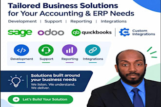 develop for sage , quickbooks and odoo