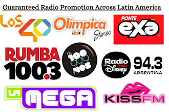 provide song promotion, exclusive airplay on latin america radio