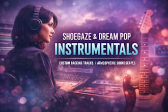 produce a shoegaze or dream pop instrumental for your song