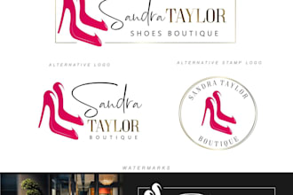design high quality shoe logo design with unlimited revision