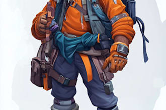 create 2d game character or 2d game character