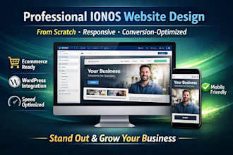 design or redesign shopify website and ionos ecommerce website