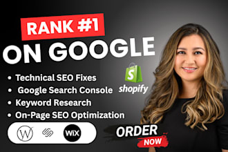 optimize SEO for wordpress, shopify, wix squarespace website