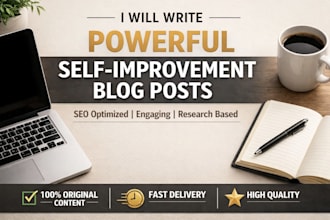 write productivity and self growth content