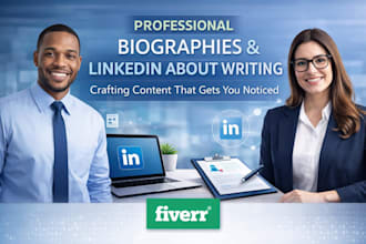 write compelling personal or business biographies and linkedin about sections