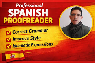 proofread and correct your spanish texts