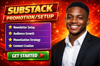 fully setup substack account substack newsletter manage substack post